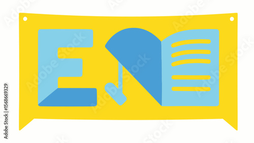 Single education banner layout with soli