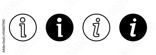 Information sign icon vector. about us sign and symbol. question mark icon