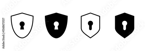 Security icon vector. protection sign and symbol. privacy. vpn