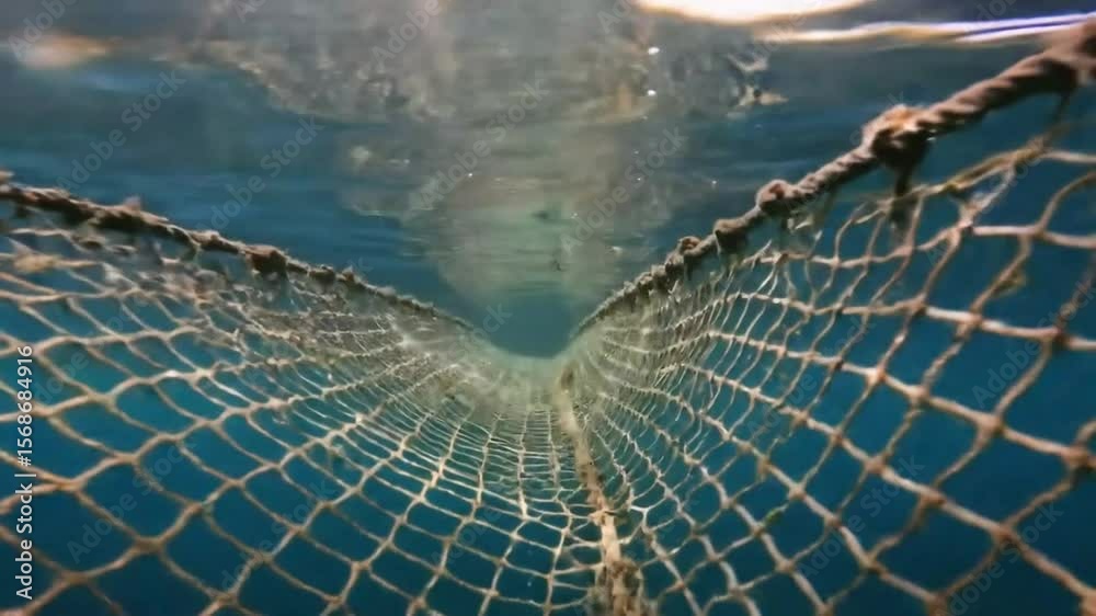 net in the water