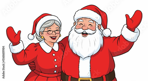 santa claus happy 