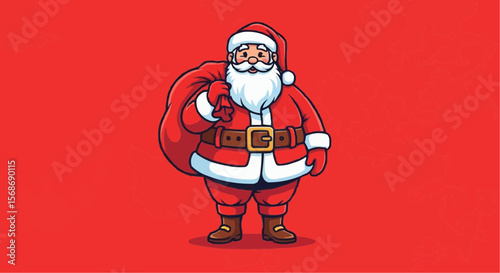 santa claus with gifts