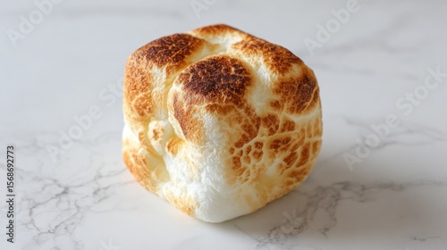 Toasted marshmallow cube