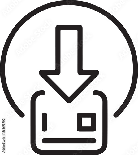 Download icon credit card symbol finance