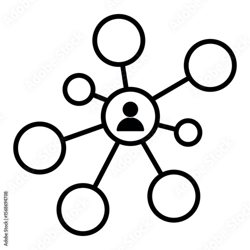 User-Centered Network Vector – Lightweight Social Diagram Design