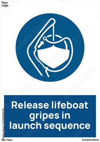 sign Release lifeboat gripes in sequence