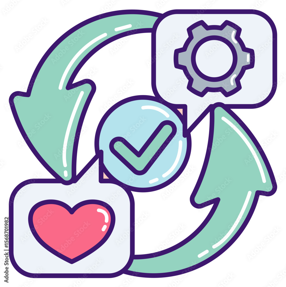 Obraz premium Feedback Loop