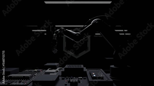 Robotic arm assembles circuit board