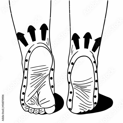 Human foot pressure zones during walking human anatomy biomechanics