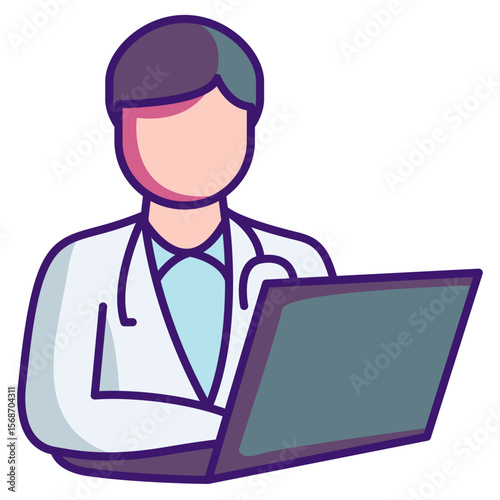 Doctor and computer