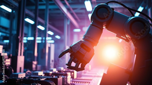 Robotic arm assembles electronics calmly