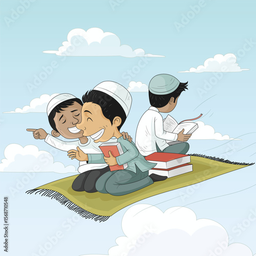 Learning Journey on Flying Carpet