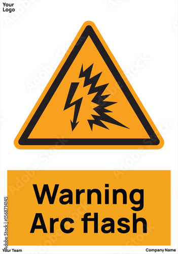 sign arc flash hazard