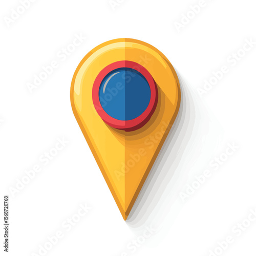 Paper art of the house with key. Vector illustration, vector style simple color