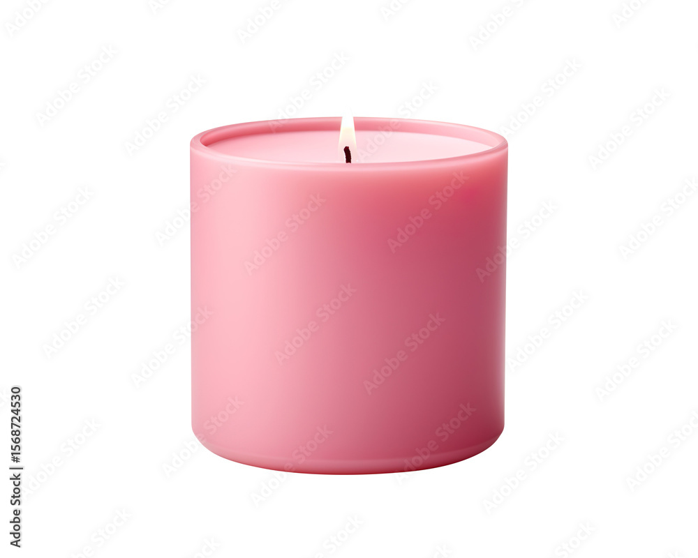 Pink decorative scented candle arranged aesthetically elegant design Pink decorative scented candle arranged aesthetically elegant design
