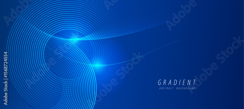 High-tech abstract background with glowing blue light wave on dark navy base. Perfect for digital content, presentations, and futuristic design.
