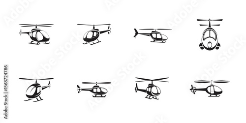 helicopter,chopper,icon,vector,silhouette,aviation,design,fly,sky,air,vehicle,military,army,rescue,transport,aircraft,airborne,copter,black,modern,flat,rotor,emergency,graphic,clipart,hover,illustrati