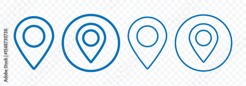 Location pin icon set. Map navigation, gps pointer symbol. position symbol. place logo. geolocation gps tag icons set. locator icon. 