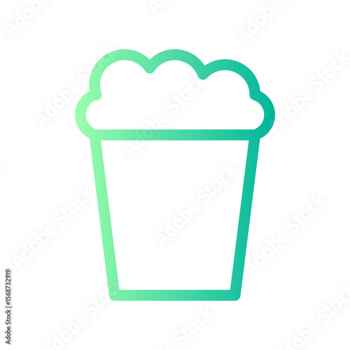 popcorn gradient icon