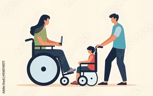 International Day of Persons with Disabilities (IDPD) is celebrated every year on 3 December. to raise awareness of the situation of disabled persons in all aspects of life. Vector illustration