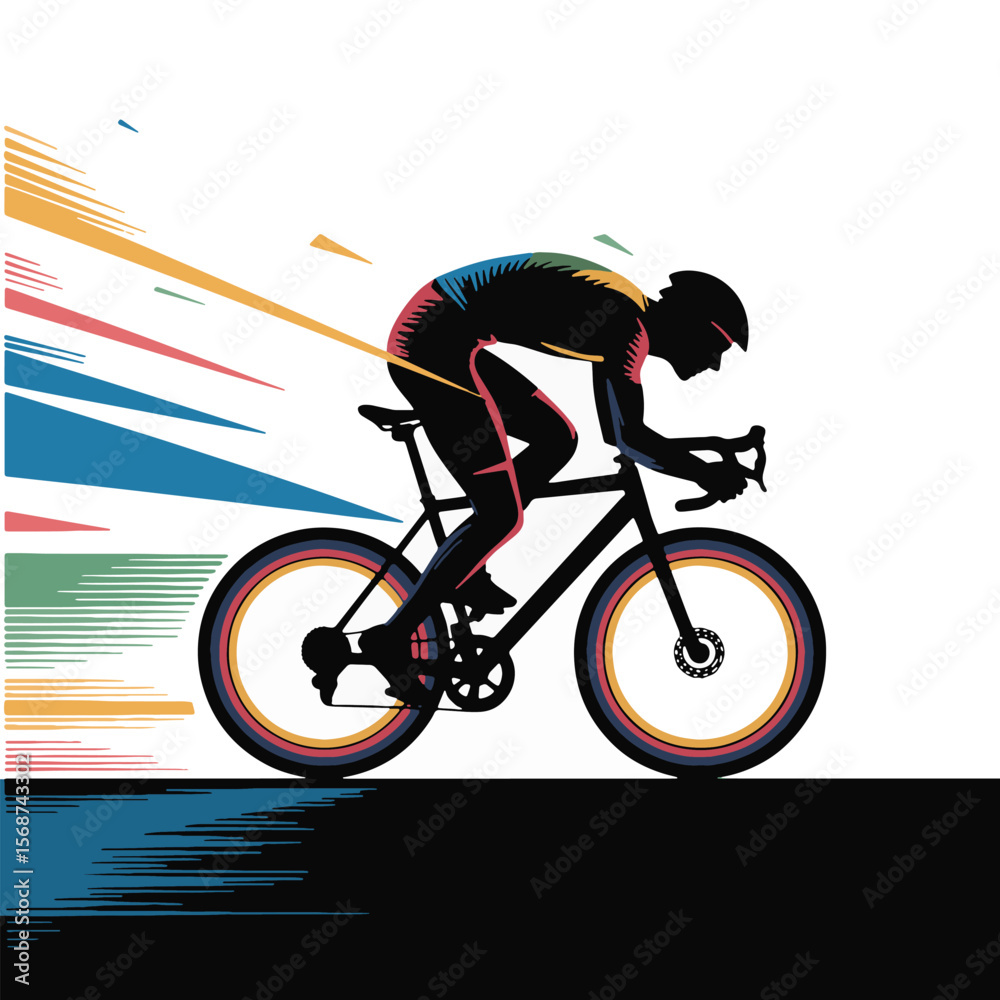 Fototapeta premium Cycling Momentum