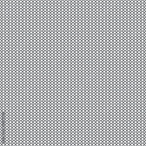 A simple grid or lattice or fence with diagonal intersecting lines.
