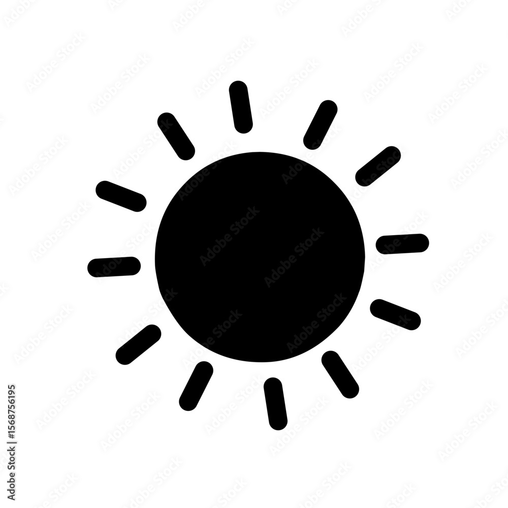Obraz premium Sun icon