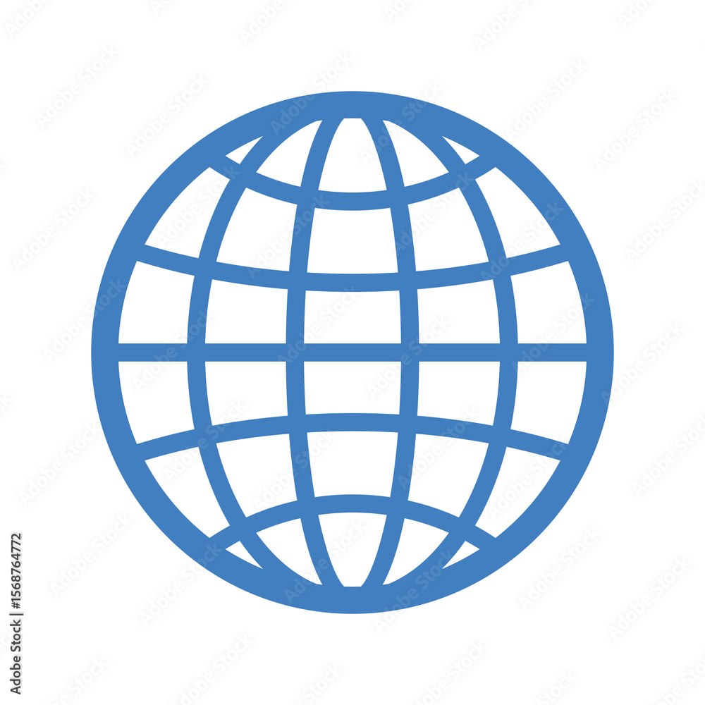 flat globe vector illustration image with world map flat globe vector illustration image with world map