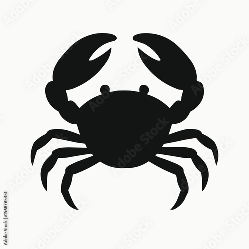 crab isolated on white background