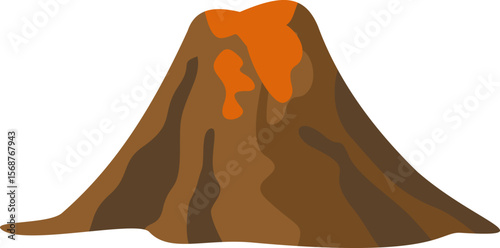 Volcano Illustration