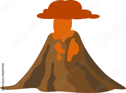 Volcano Illustration