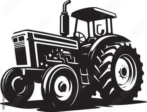tractor vector illustration, tractor icon, tractor vector on a white