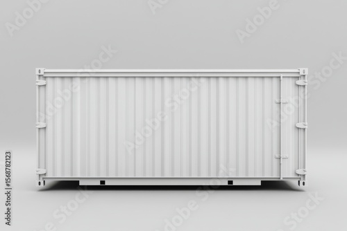 Wallpaper Mural White shipping container Torontodigital.ca