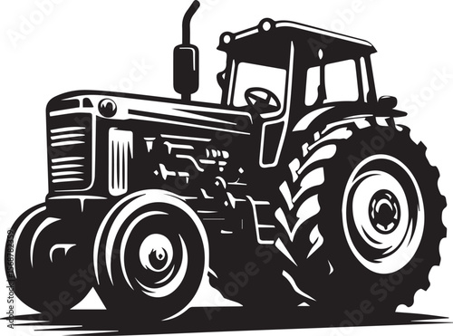 tractor vector illustration, tractor icon, tractor vector on a white
