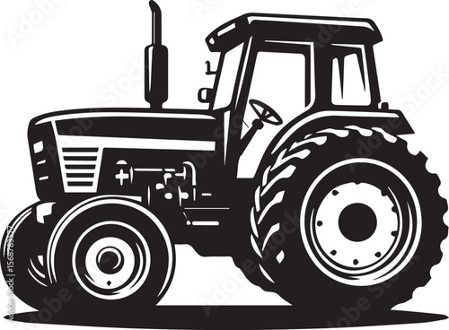 tractor vector illustration, tractor icon, tractor vector on a white