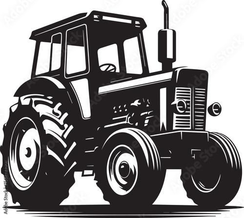 tractor vector illustration, tractor icon, tractor vector on a white