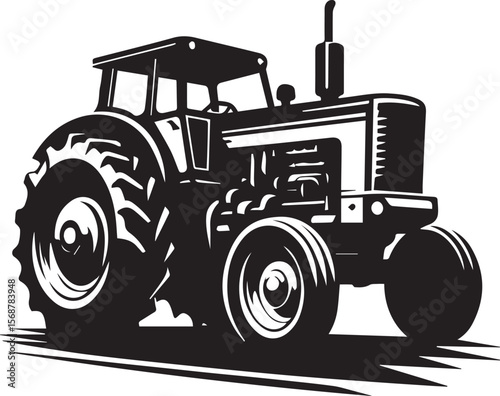 tractor vector illustration, tractor icon, tractor vector on a white