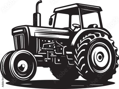 tractor vector illustration, tractor icon, tractor vector on a white