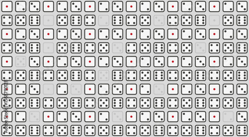 Dices background illustration vector set