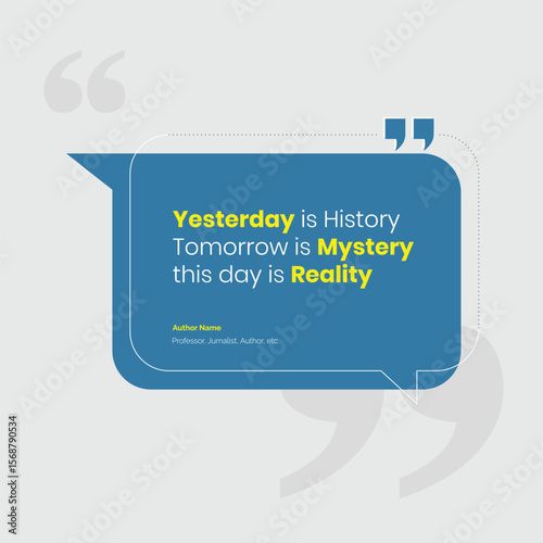 Bubble testimonial banner, quote, infographic. Social media post template designs for quotes. Empty speech bubbles, quote bubbles and text box