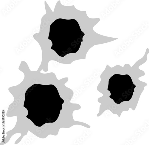 Bullet Hole Vector