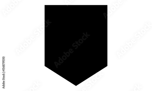 Collection of shield silhouettes vector