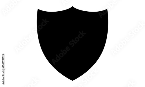 Collection of shield silhouettes vector