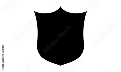 Collection of shield silhouettes vector