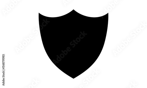 Collection of shield silhouettes vector