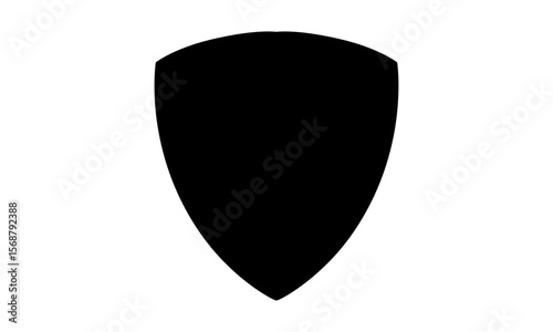 Collection of shield silhouettes vector