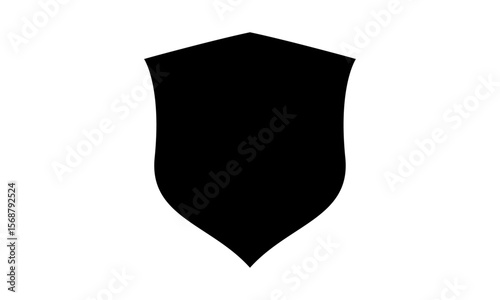 Collection of shield silhouettes vector
