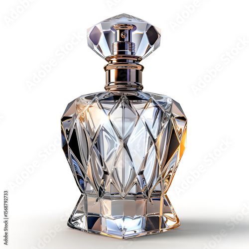 Perfume Bottle Version 13 Isolated on Transparent or White Background, PNG