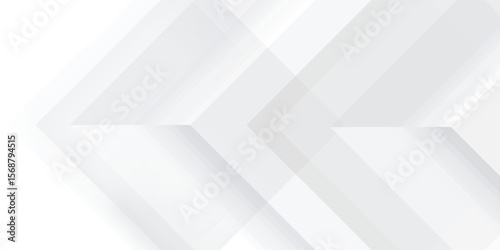 Abstract white and grey arrows futuristic technology background concept high-speed movement. Dynamic motion hi tech digital arrows and stripes.