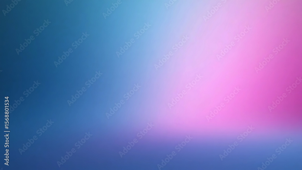 Fototapeta premium Soft gradient background transitioning from deep blue to vibrant pink and light purple with a subtle glow effect
